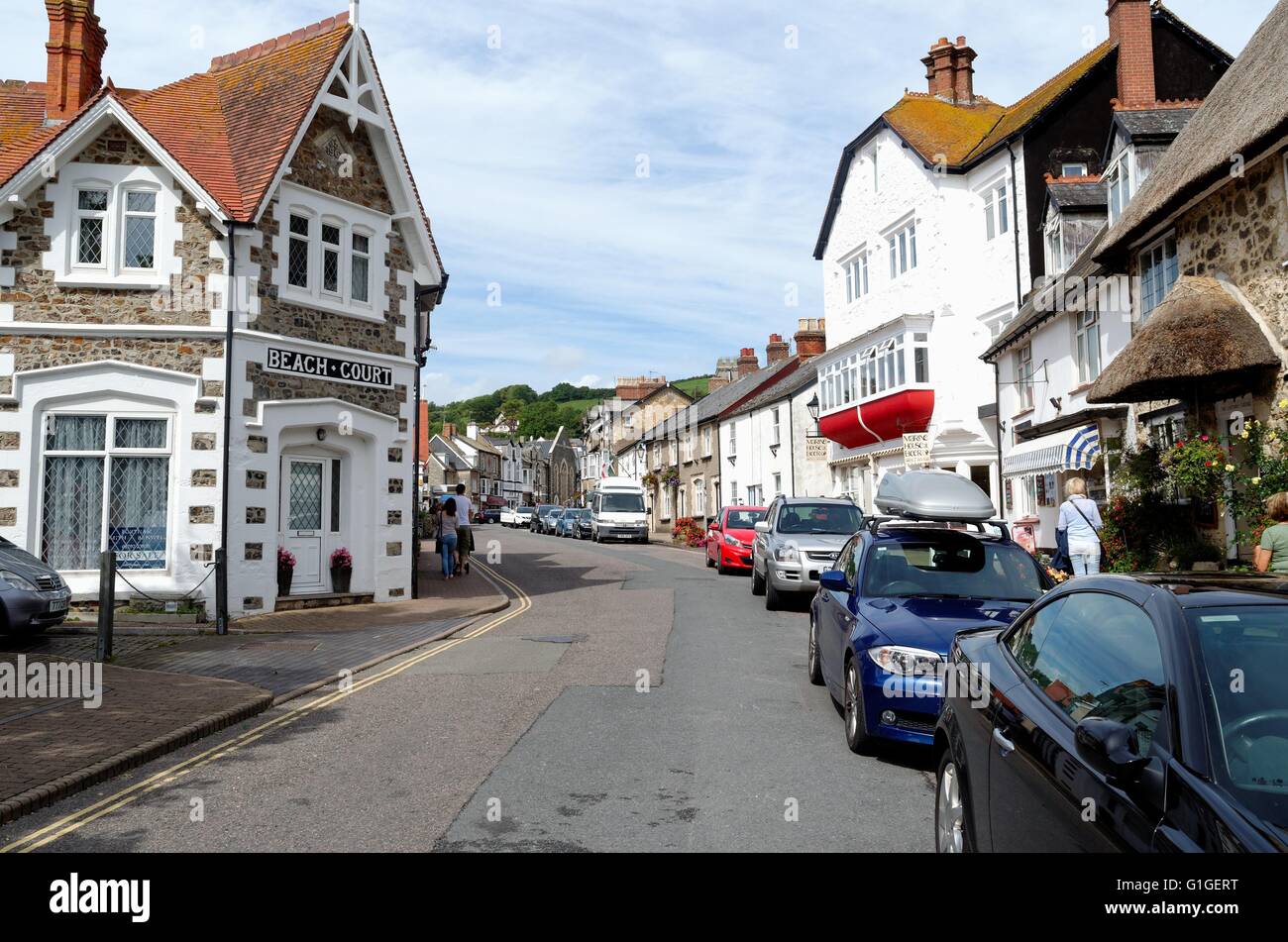Fore Street Beer East Devon UK Stock Photo Alamy