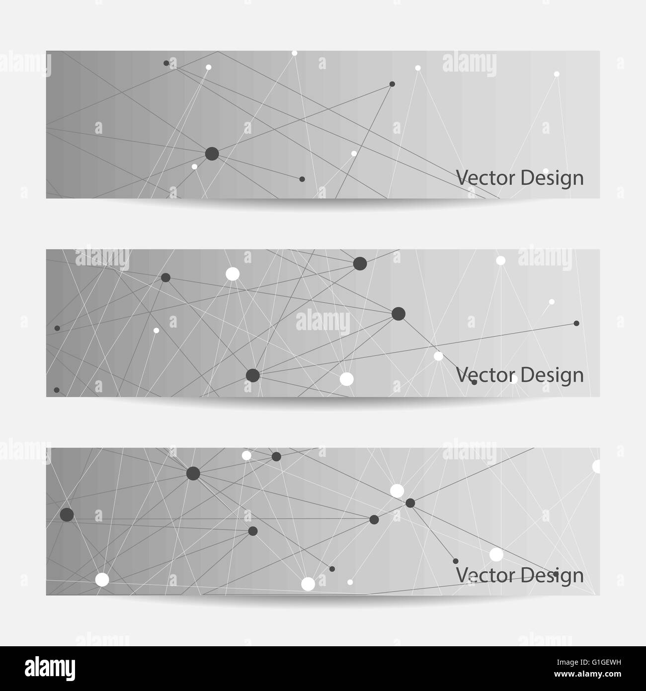 Set of horizontal banners Stock Vector Image & Art - Alamy