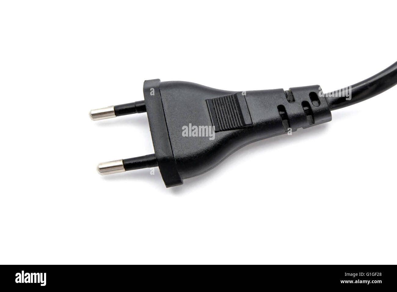 Electric plug isolated on the white background Stock Photo - Alamy