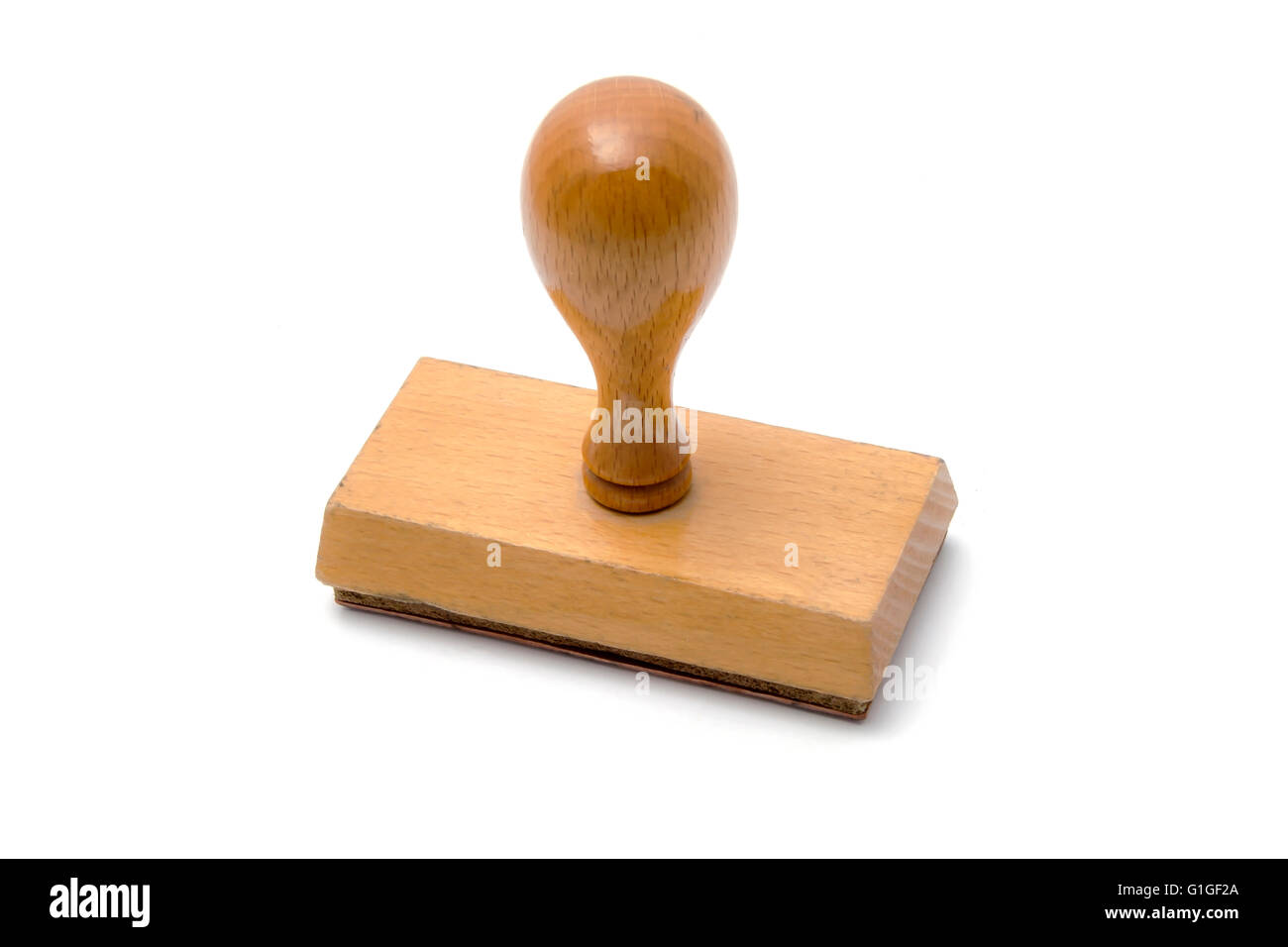 Rubber stamp isolated on white background Stock Photo - Alamy