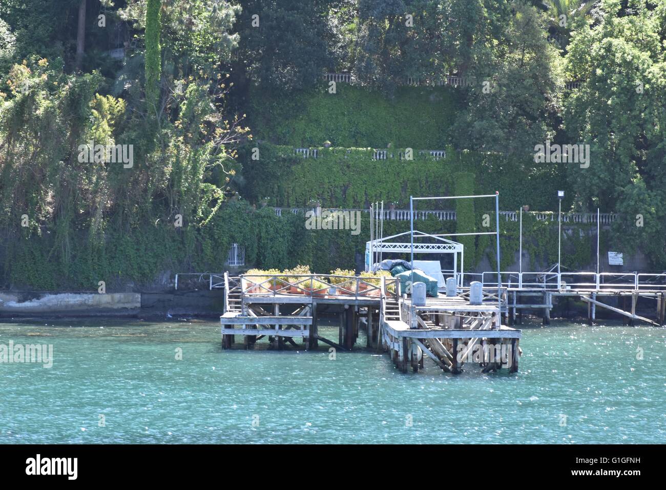 Sorrento Italy ship port with a boat dock Stock Photo Alamy