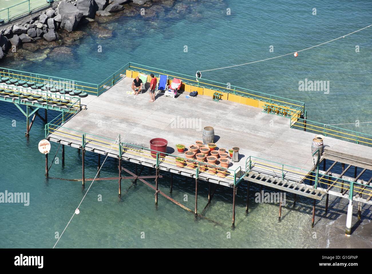 Sorrento Italy ship port with a boat dock Stock Photo Alamy