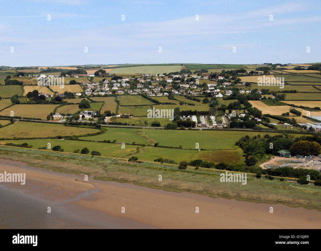 Aerial Views of North Devon Taken from Helicopter Ashford Barnstaple