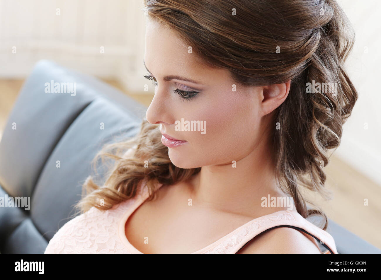 Beautiful mature lady hi-res stock photography and images - Alamy