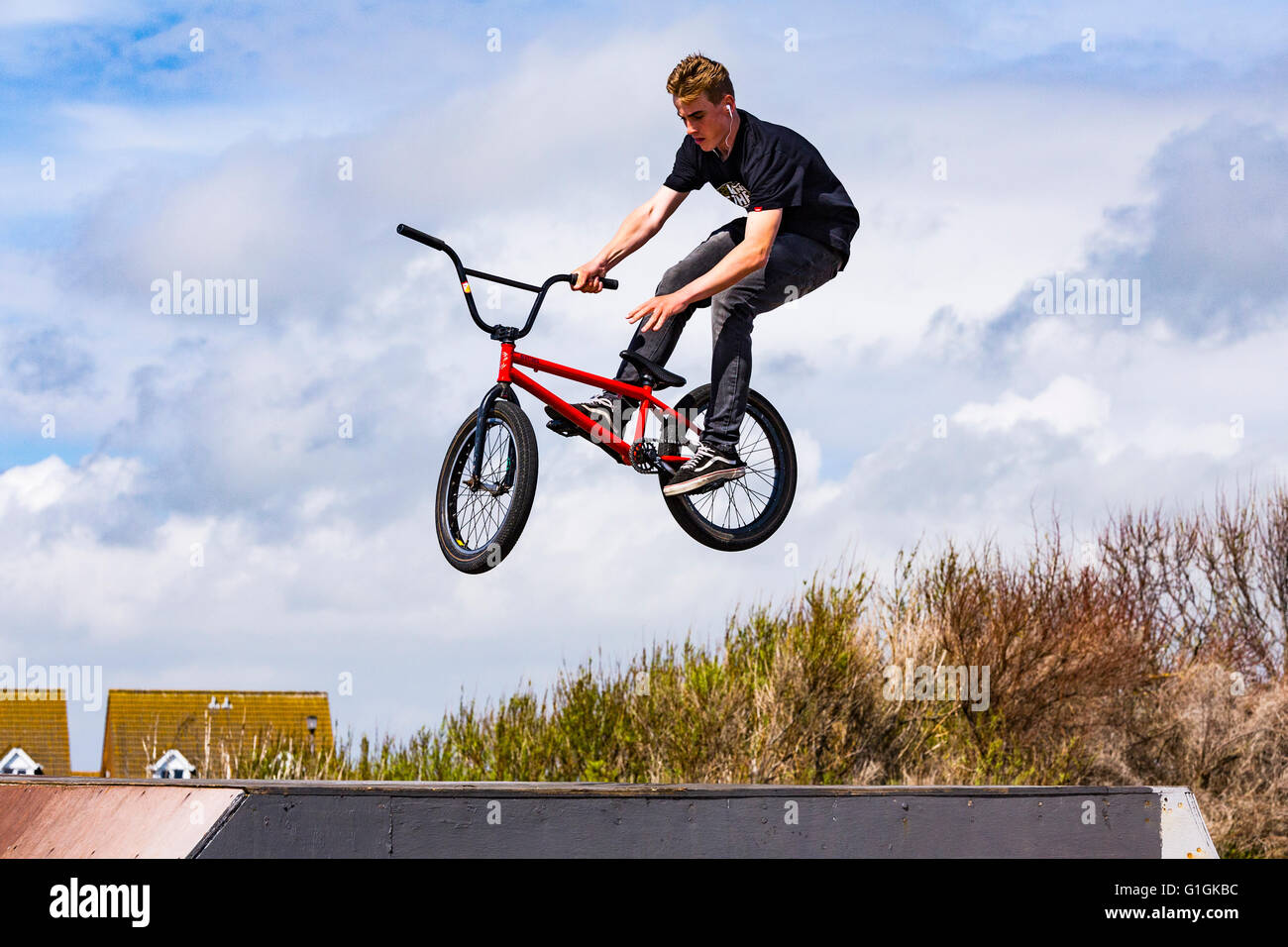 BMX at Sovereign Centre, Eastbourne, East Sussex, England, United Kingdom Stock Photo