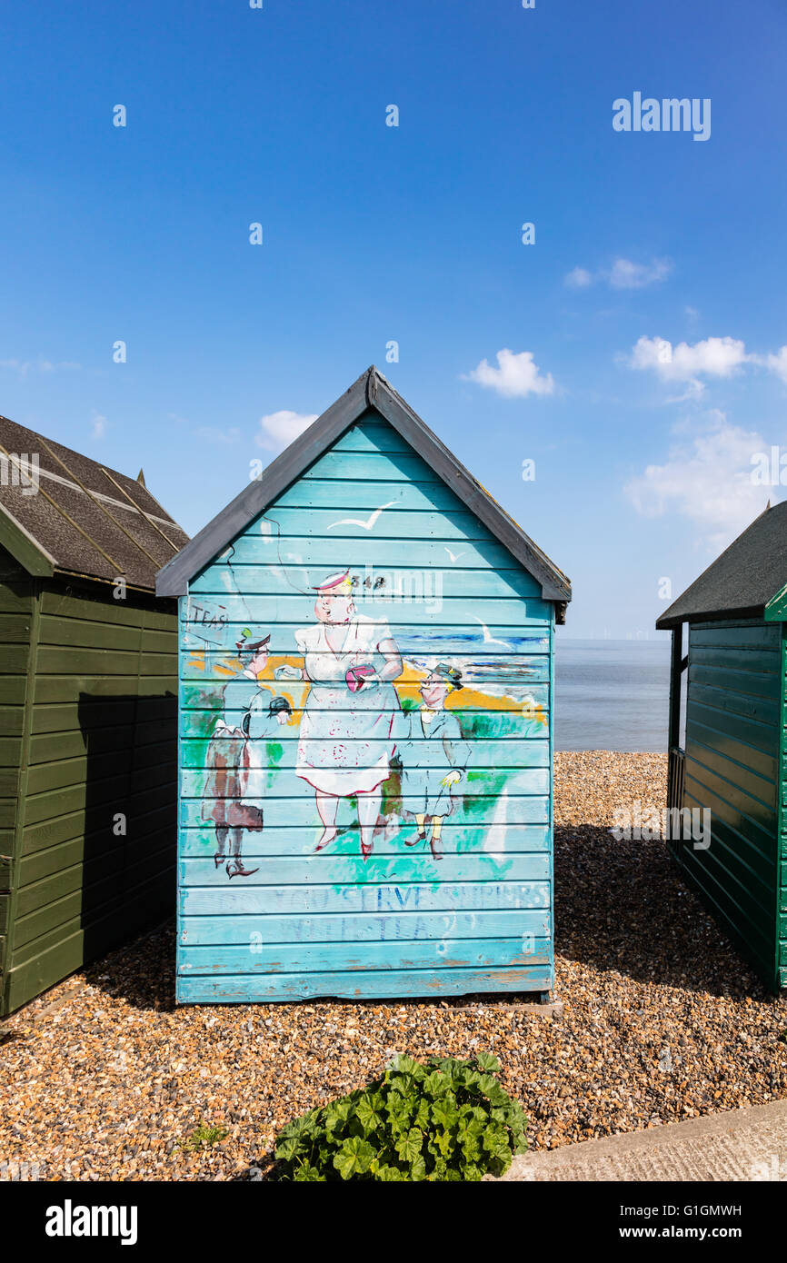 Beach mural herne bay hires stock photography and images Alamy
