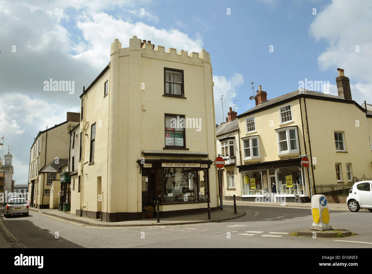 South Molton North Devon Traditional Market Town Broad Street Coffee