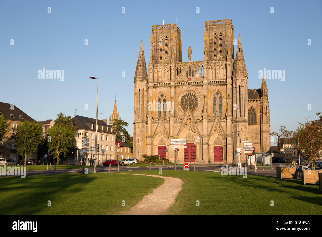 Church of Notre Dame des Champs, Avranches, Normandy, France, Europe Stock Photo