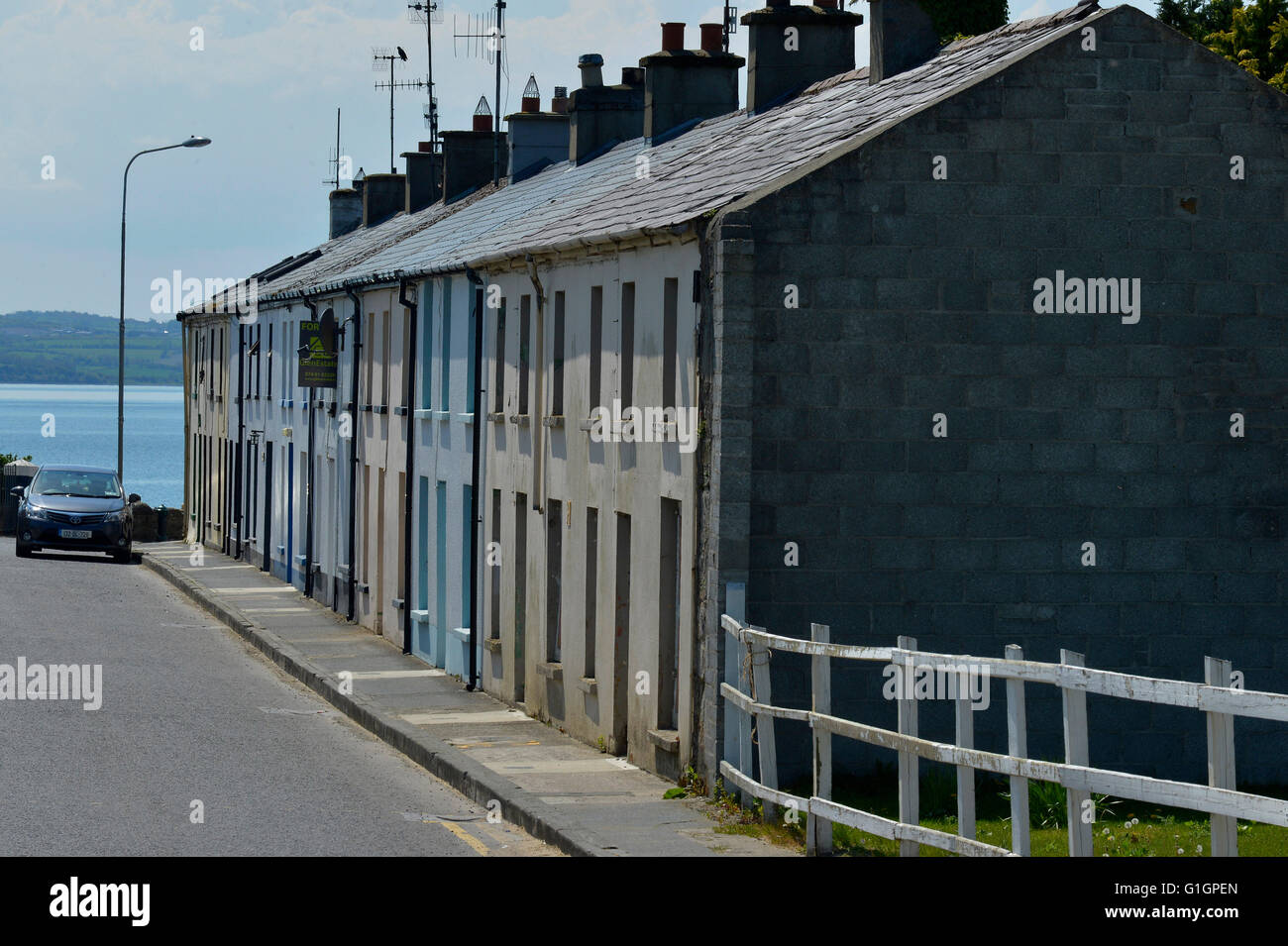 19th century town houses in Rathmullan, County Donegal, Ireland Stock