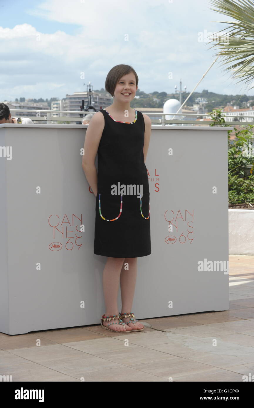Cannes, France. 14th May, 2016. Ruby Barnhill  attending the photocall of  BFG  at the Festivel de Cannes  13th May 2016 Credit:  Peter Phillips/Alamy Live News Stock Photo