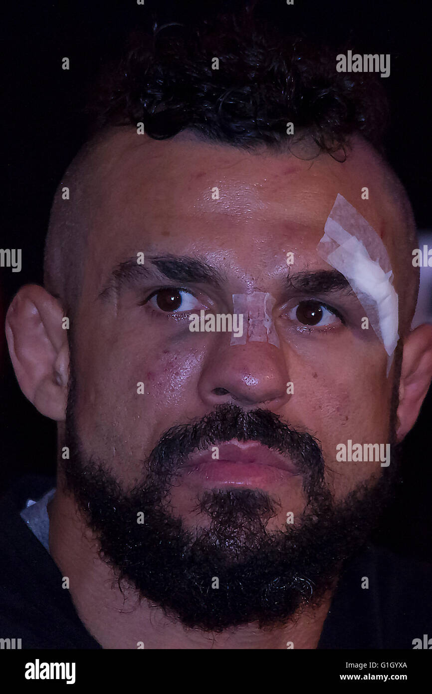 CURITIBA, PR - 05/14/2016: UFC 198 IN CURITIBA - Vitor Belfort at a news conference at the end of UFC 198. Belfort lost the fight to Ronaldo Jacare in the category of average weight. (Photo: William Artigas / FotoArena) Stock Photo