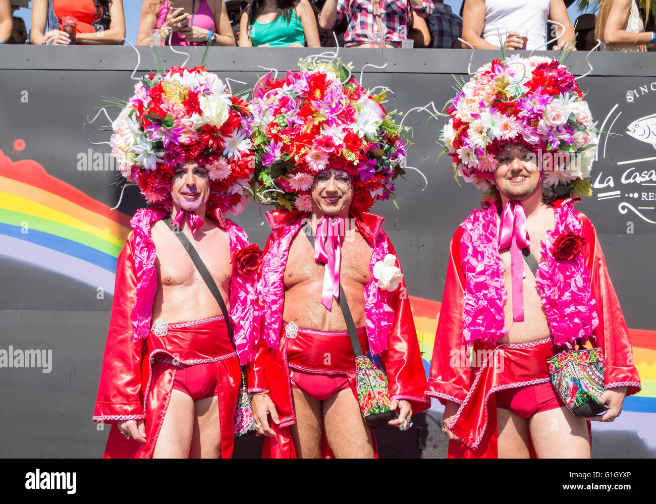 Maspalomas Gay Pride Parade. Maspalomas, Gran Canaria, Canary Islands