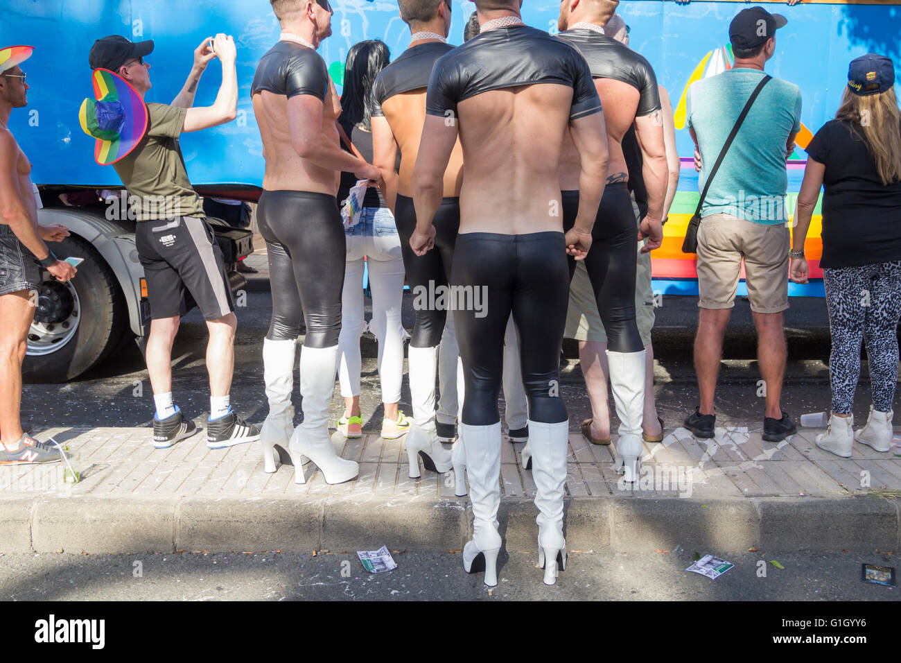 Maspalomas Gay Pride Parade. Maspalomas, Gran Canaria, Canary Islands