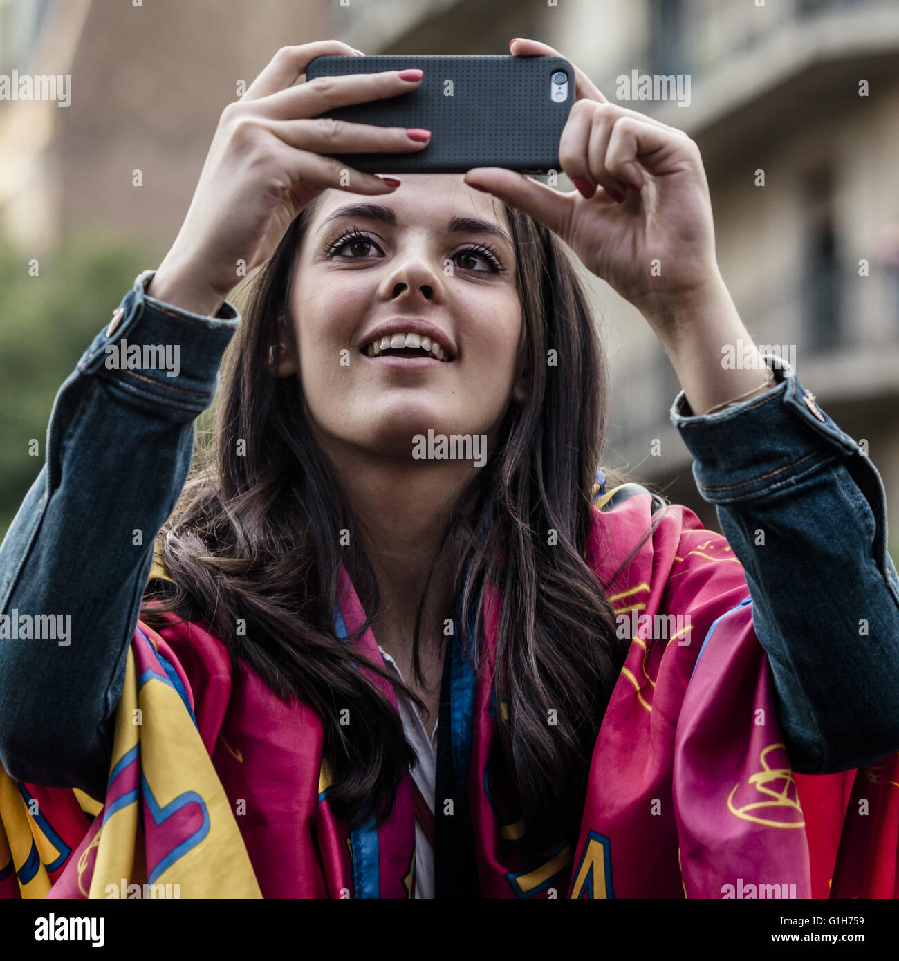 Football fan bus hires stock photography and images Alamy
