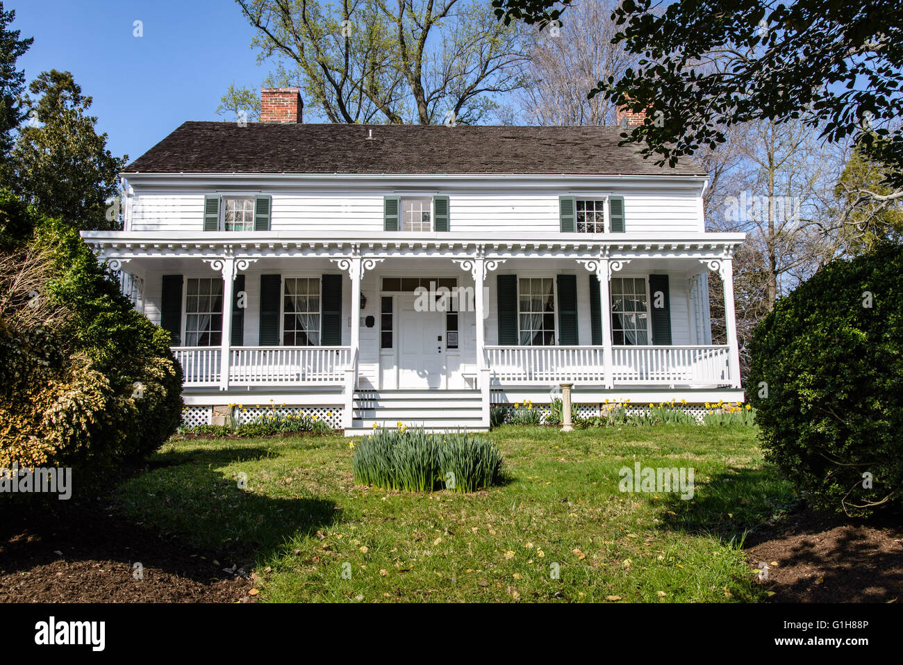 Cherry Hill Farmhouse, 312 Park Avenue, Falls Church, Virginia Stock