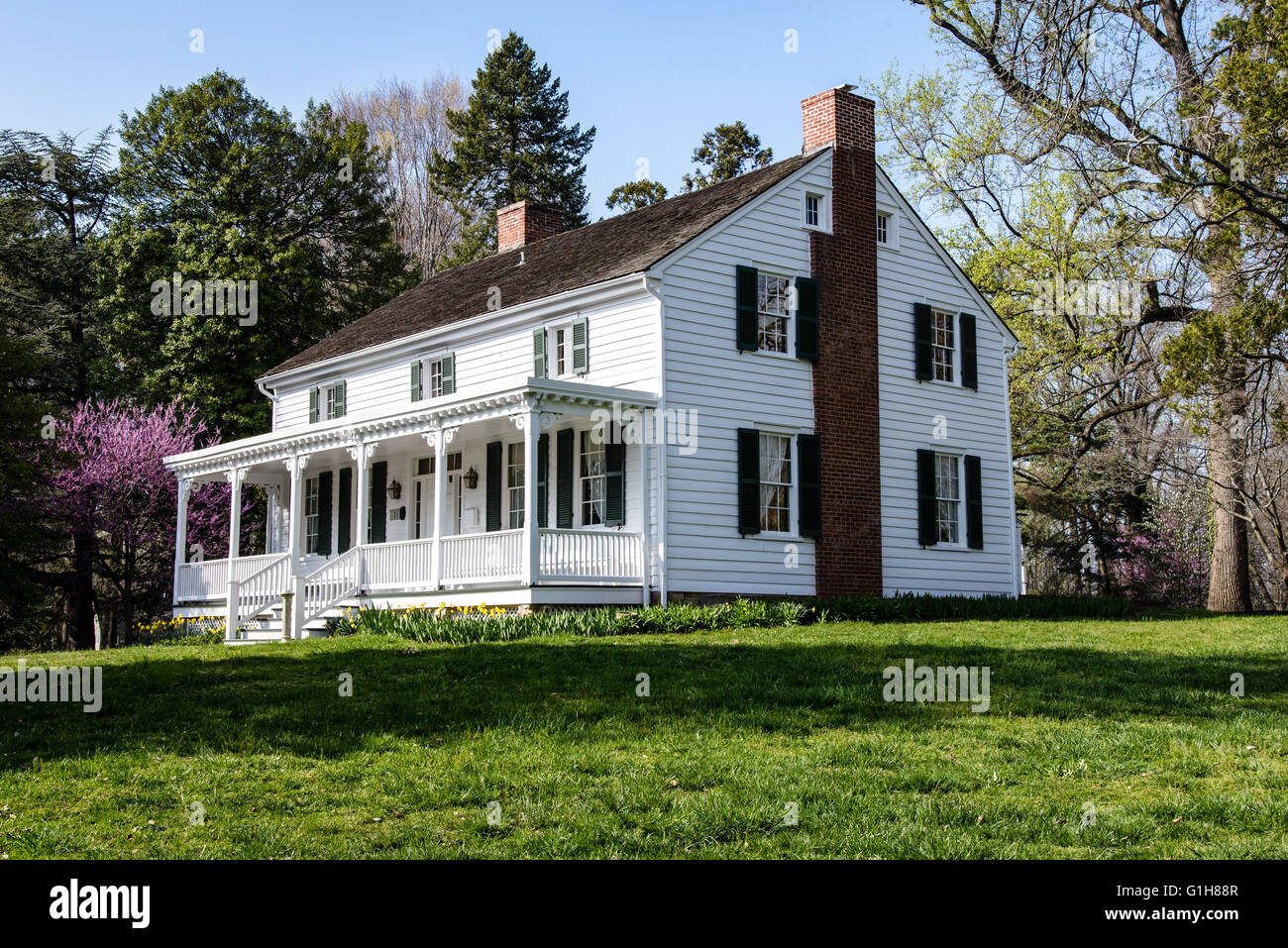 Cherry Hill Farmhouse, 312 Park Avenue, Falls Church, Virginia Stock
