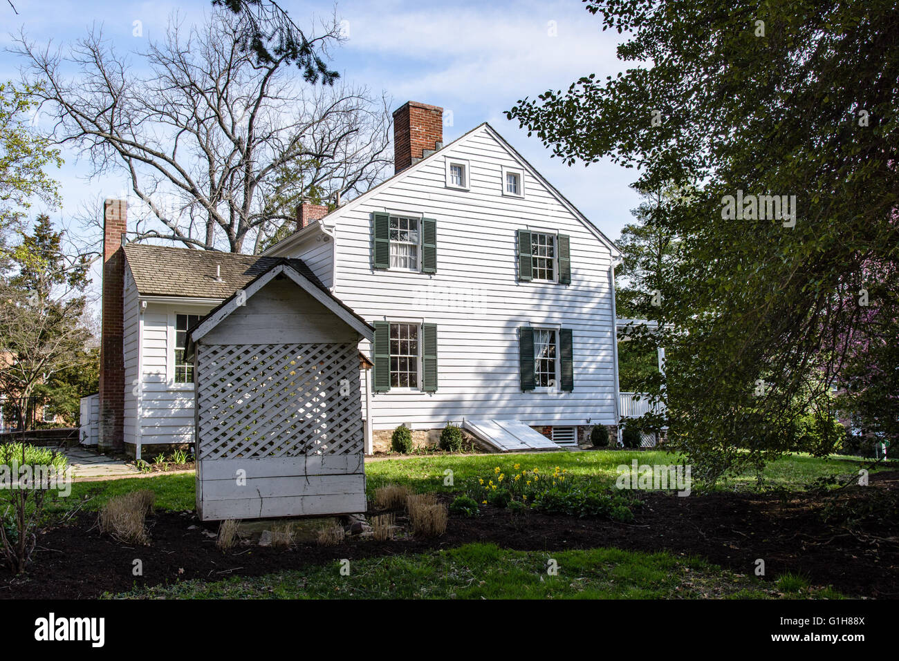 Cherry Hill Farmhouse, 312 Park Avenue, Falls Church, Virginia Stock