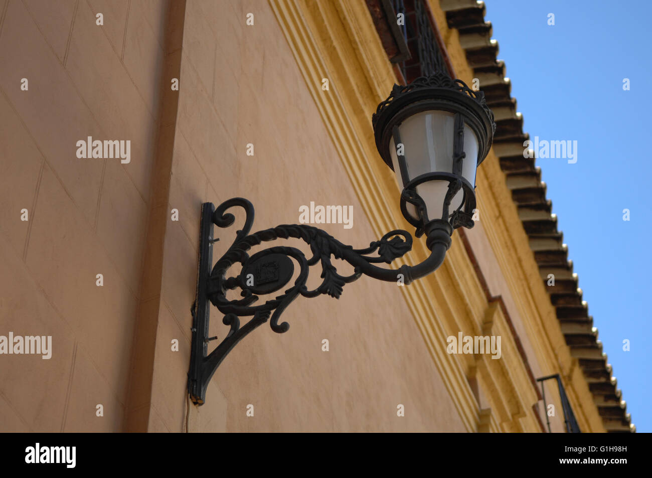 a street light in Malaga Stock Photo