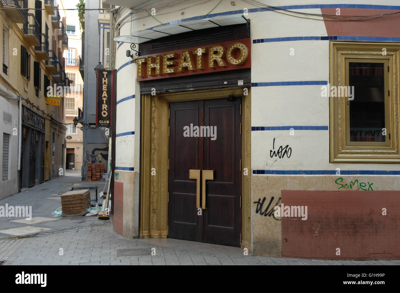 night club, Theatro, Malaga Stock Photo