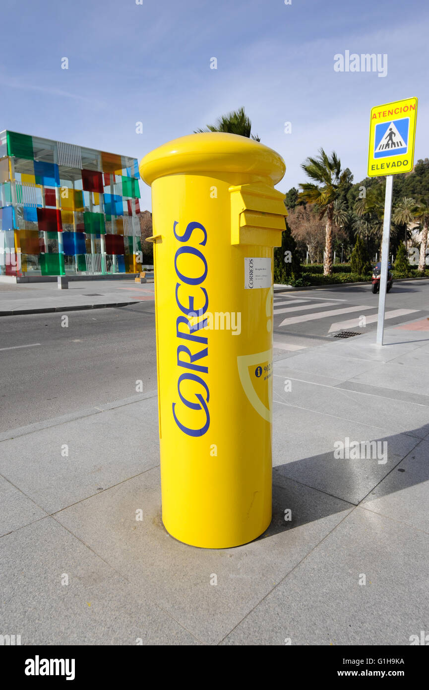 Spanish Post Box Stock Photo Alamy