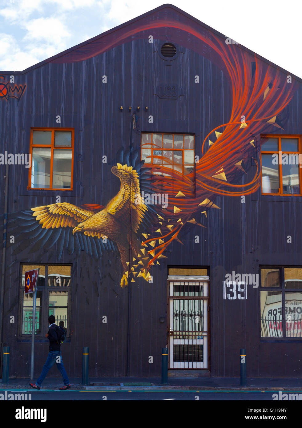 Urban art of Woodstock Cape Town Stock Photo Alamy