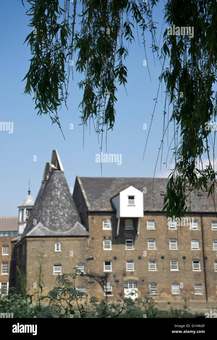 Three Mills studios from converted oathouses at Bromley by Bow in east