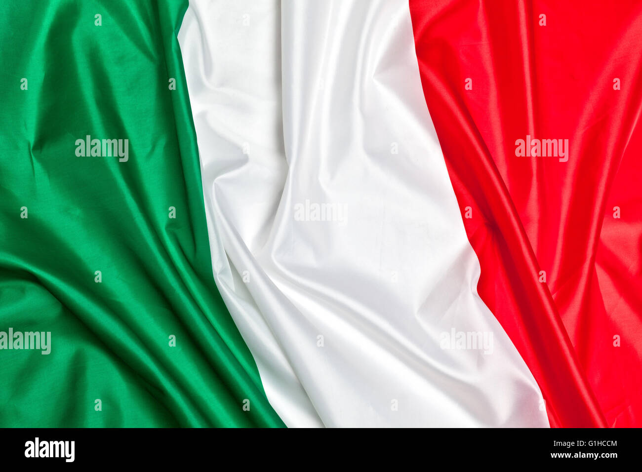 real fabric italian flag background Stock Photo - Alamy