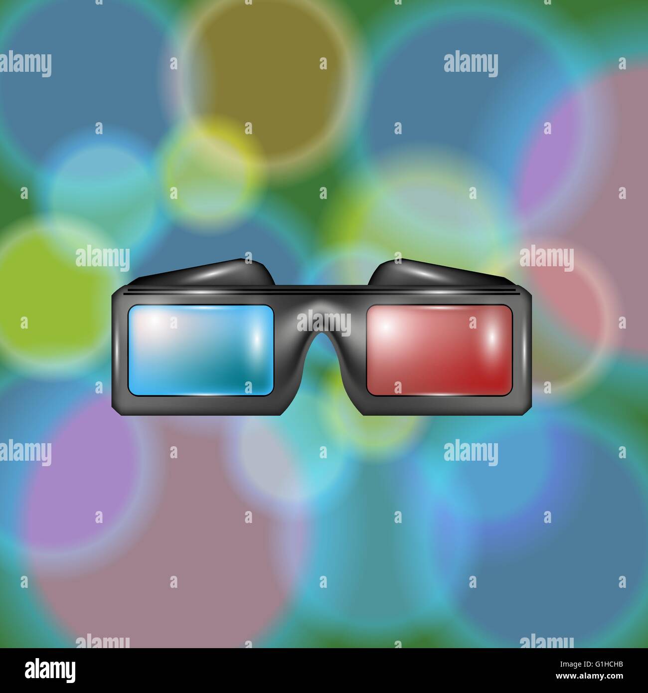 Glasses for Watching Movies Stock Vector Image & Art Alamy