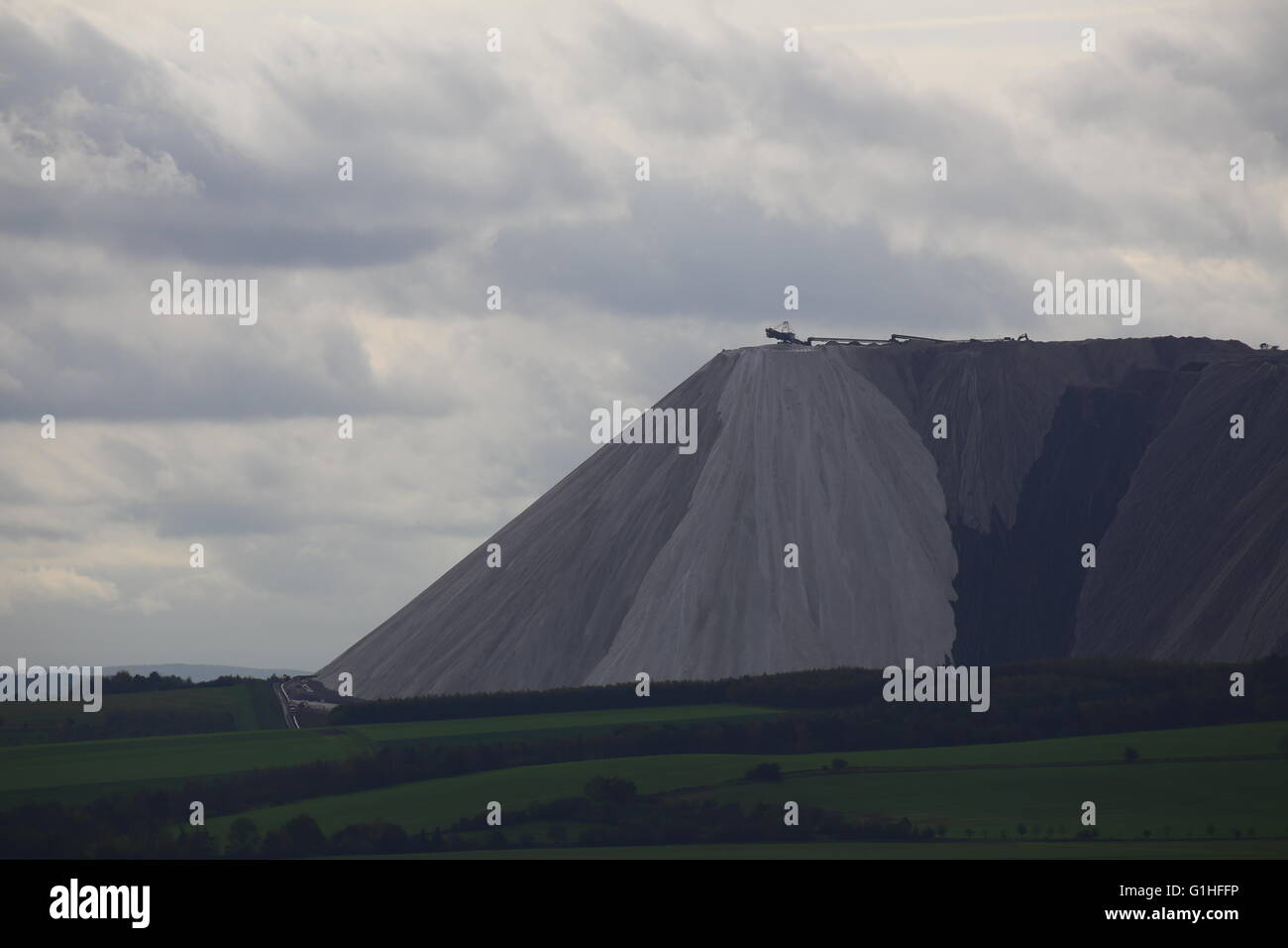 Monte Kali near Heringen, Thuringia, Germany Stock Photo - Alamy