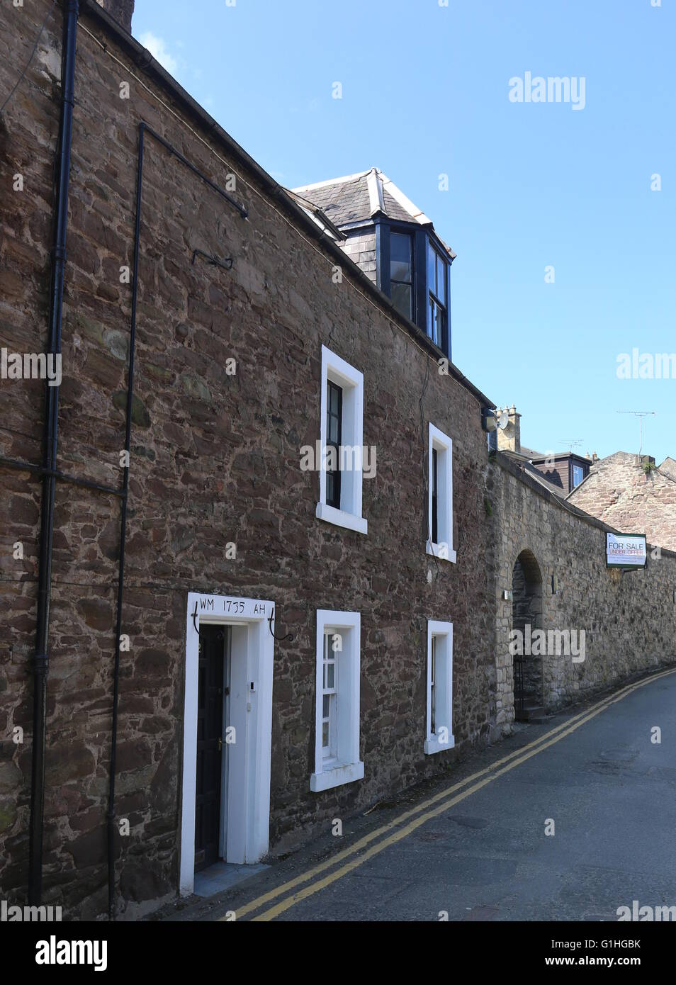 Bridgend Dunblane street scene Scotland May 2016 Stock Photo Alamy