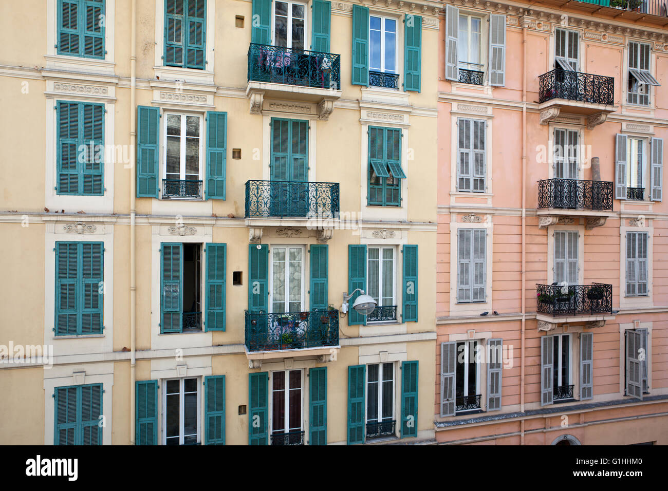 Windows balconies old apartment buildings hires stock photography and