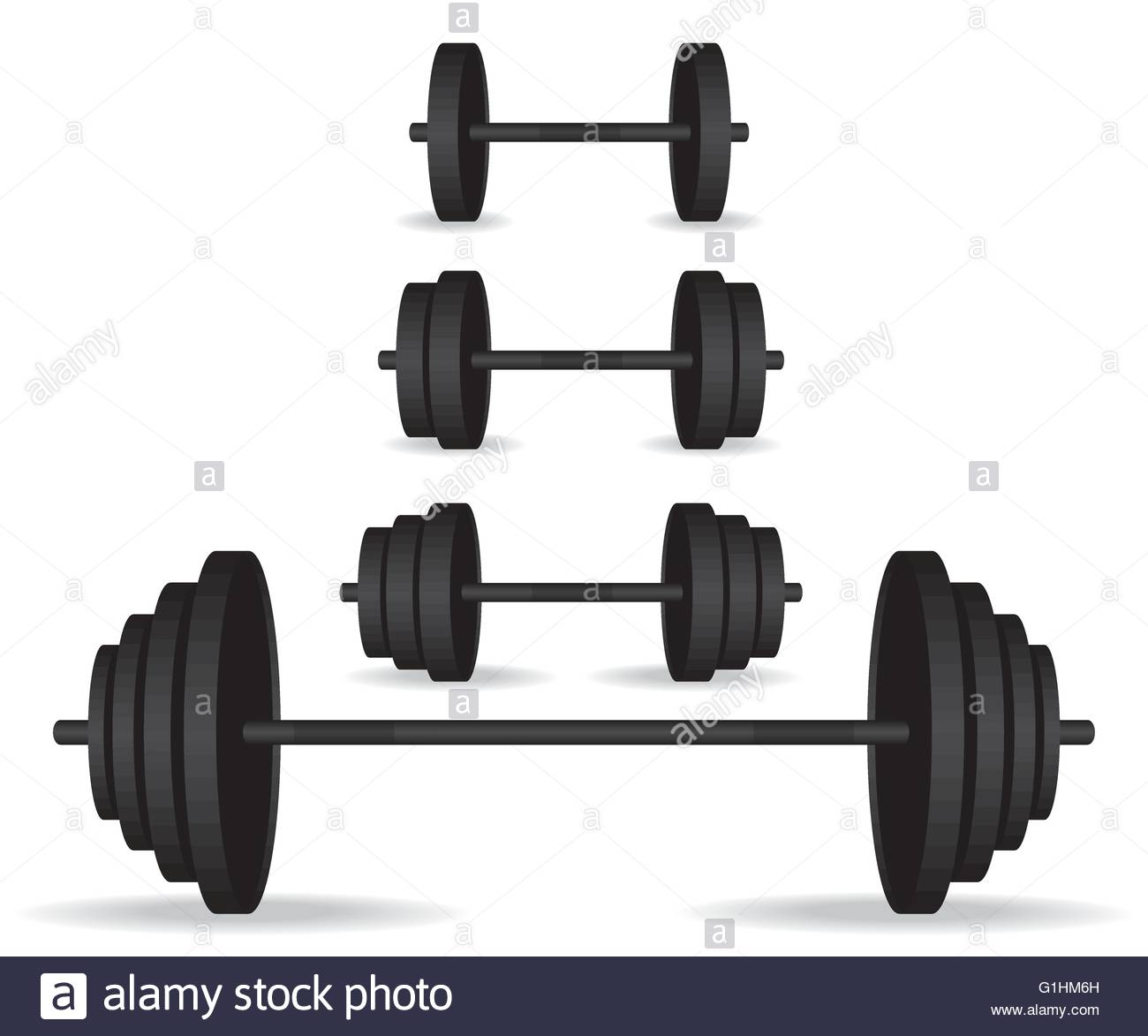 Weights Stock Vector Images - Alamy