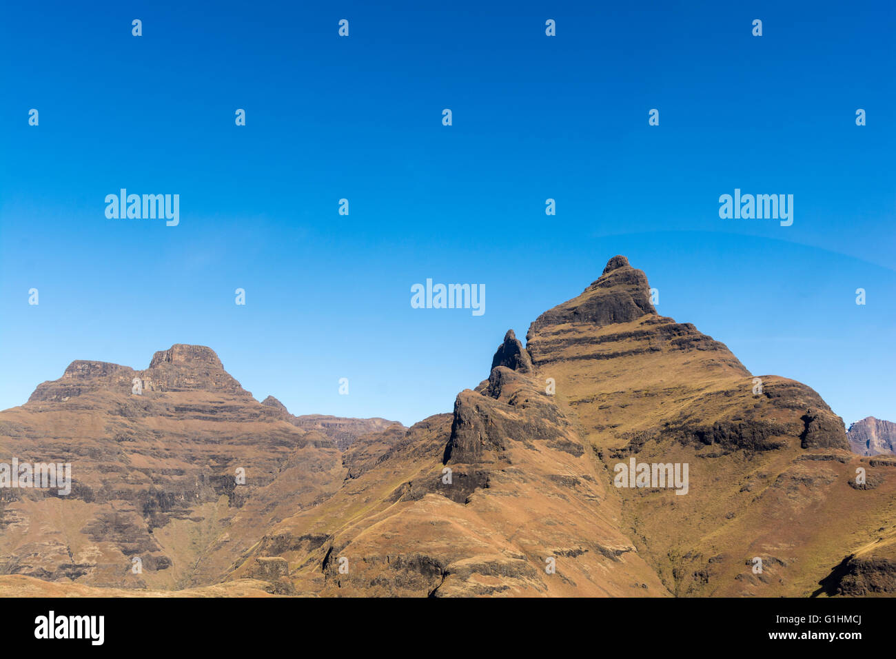 View from the top, Drakensberg Mountains, KwaZulu Natal, South Africa ...