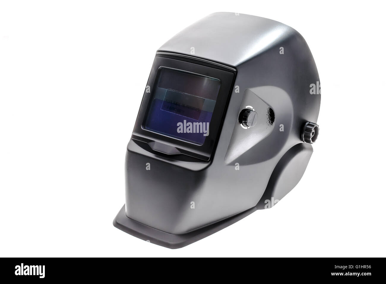 Welder mask in white background Stock Photo - Alamy