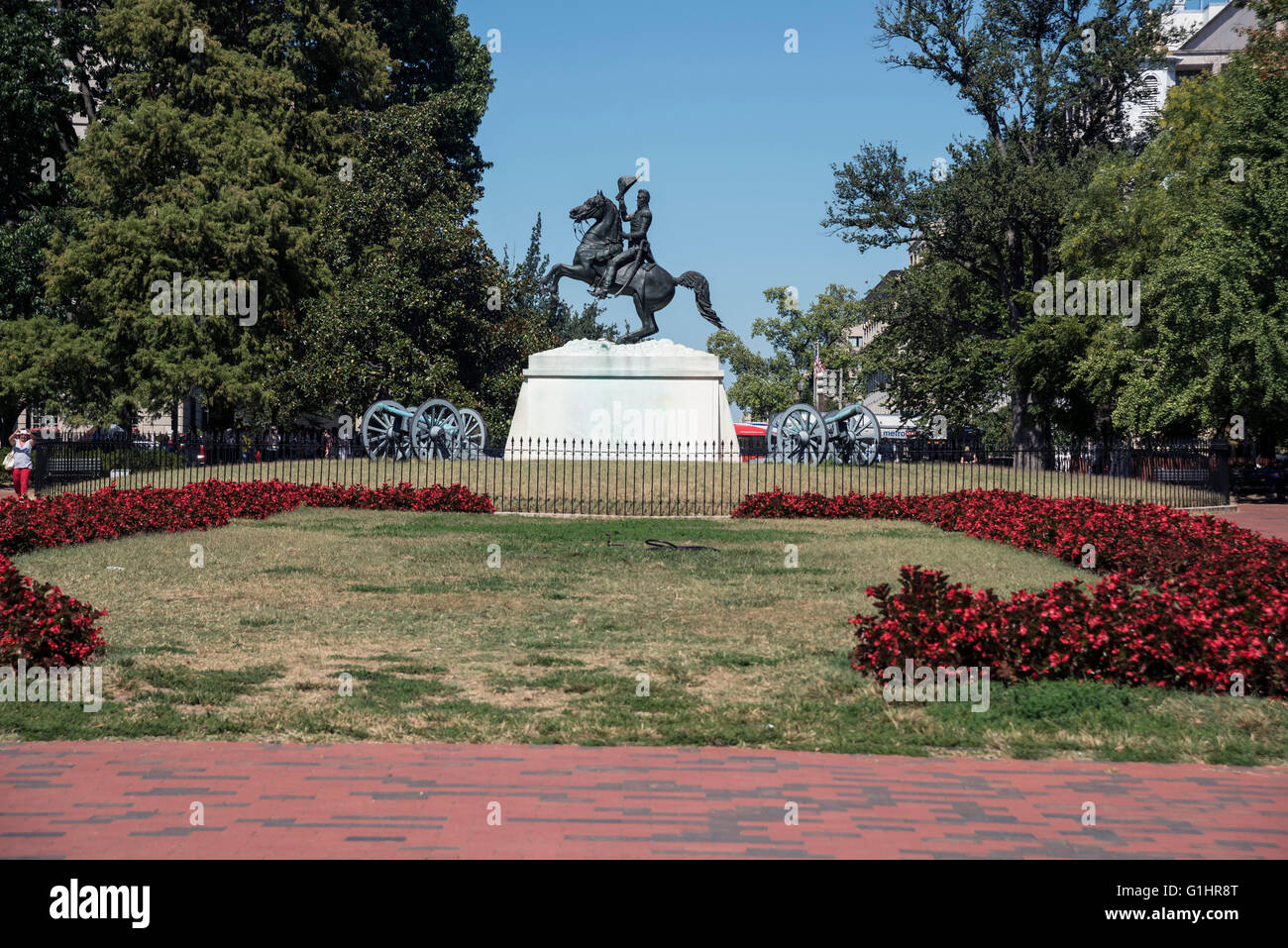 Andrew Jackson Equestrian Statue, Washington DC, USA Stock Photo Alamy