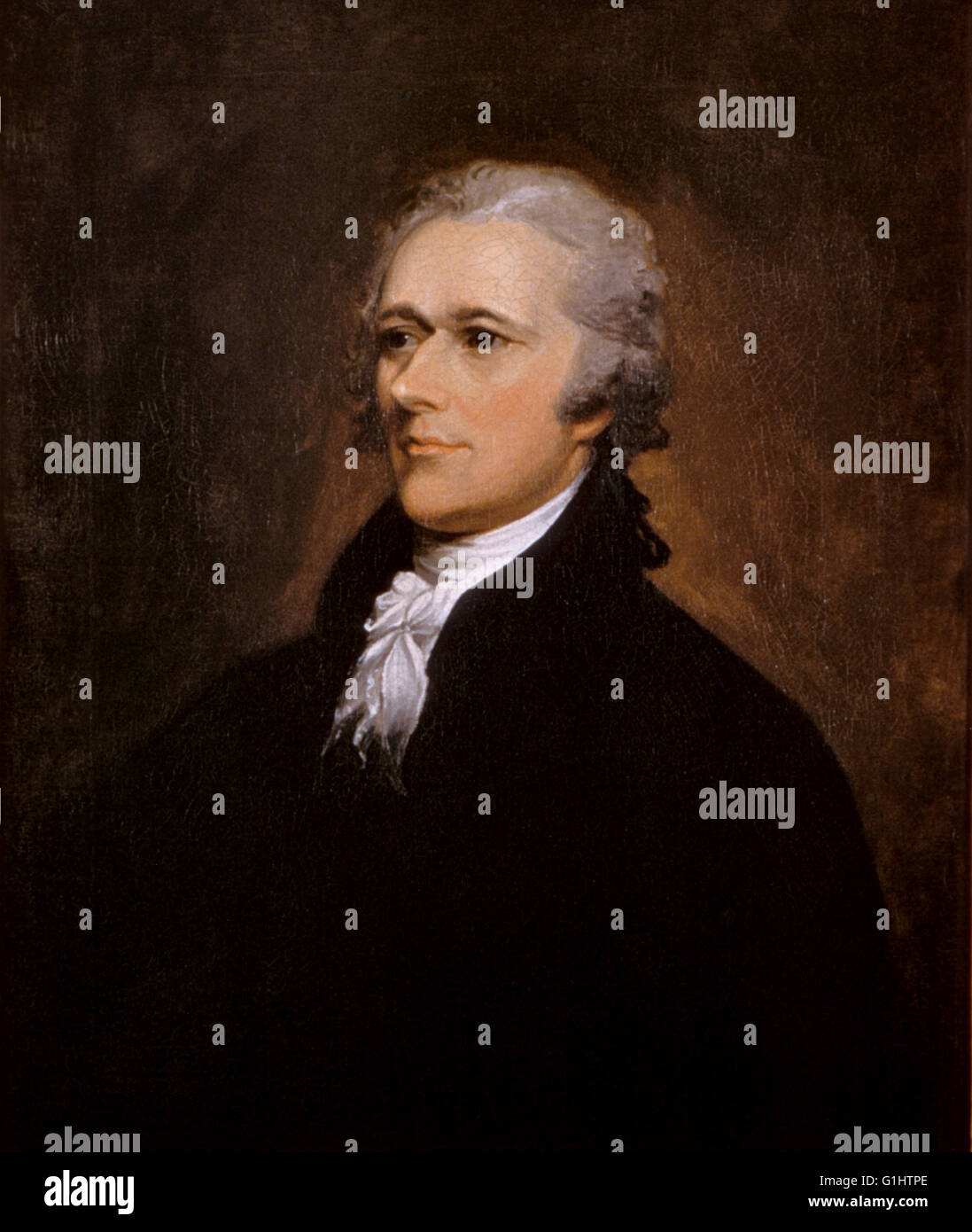 Alexander Hamilton, Founding Father of the United States Stock Photo