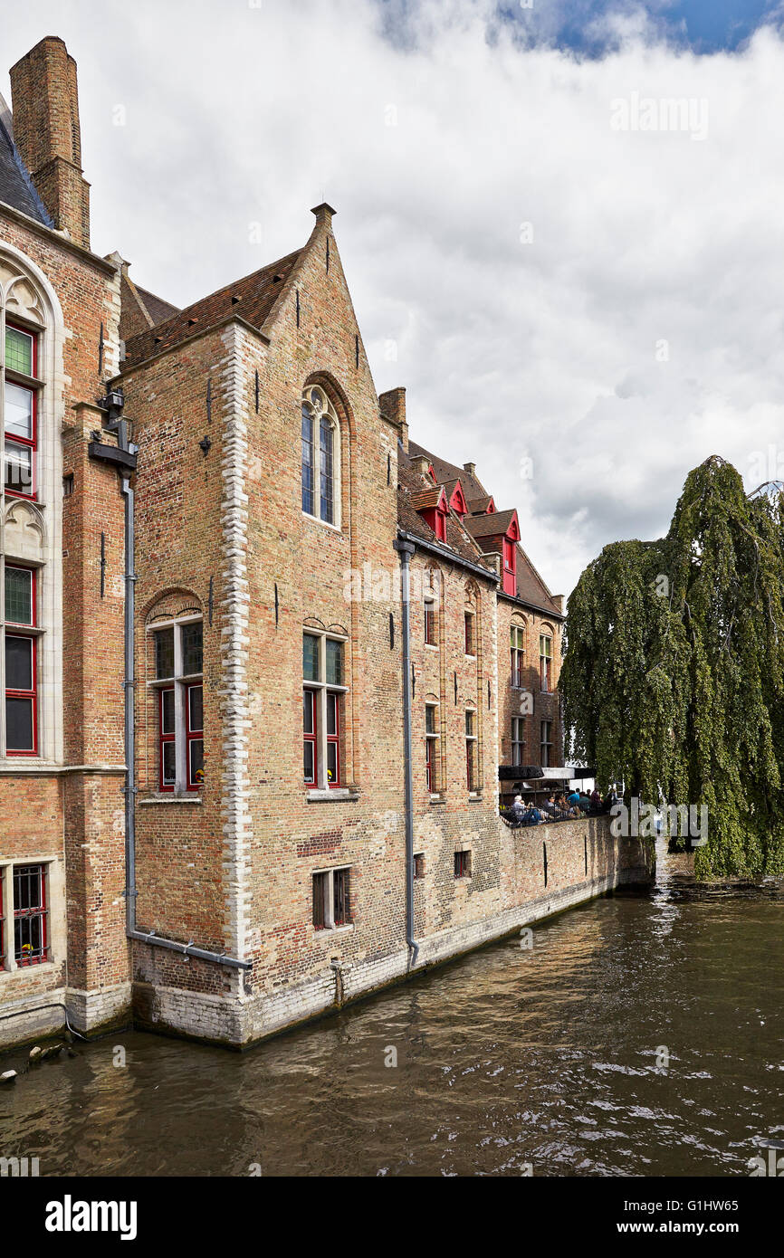 Pérez de Maluenda House. Brugge. Flanders. Belgium. Stock Photo