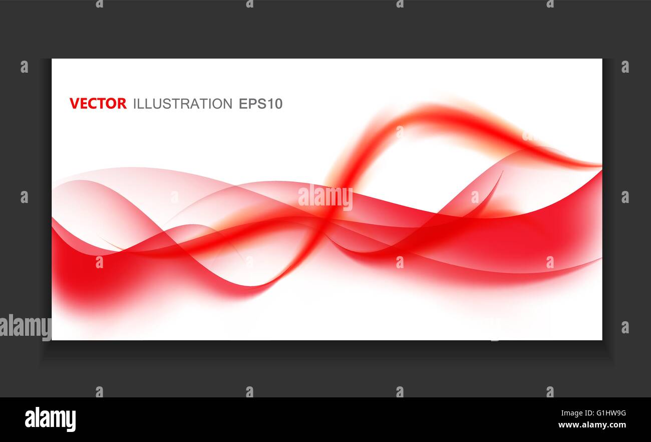 Wave Card Background Abstract Colored Wave Card Set Background. Vector Illustration Stock ...