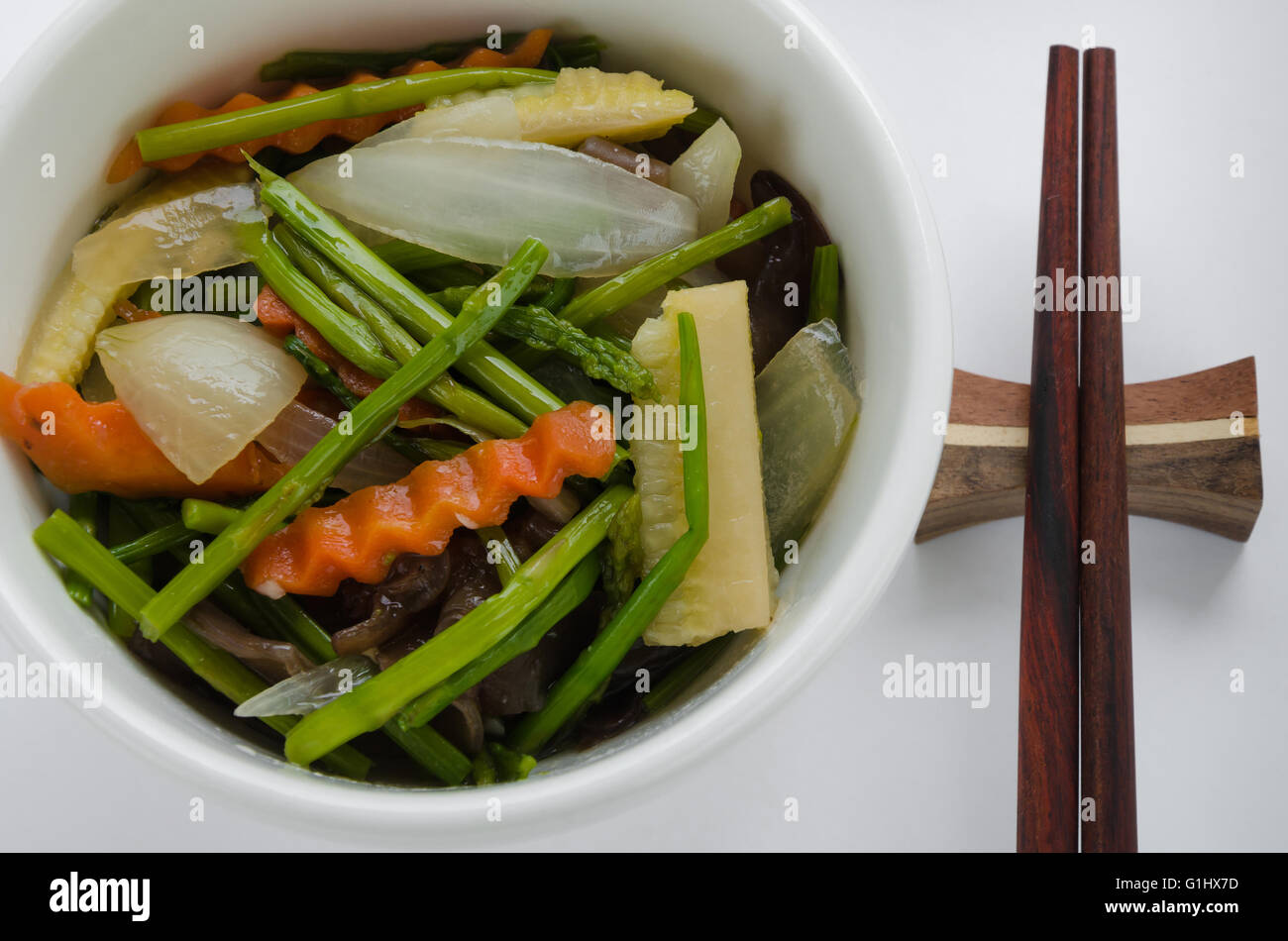 Fried Vegetables for Vegetarian Meal Stock Photo - Alamy