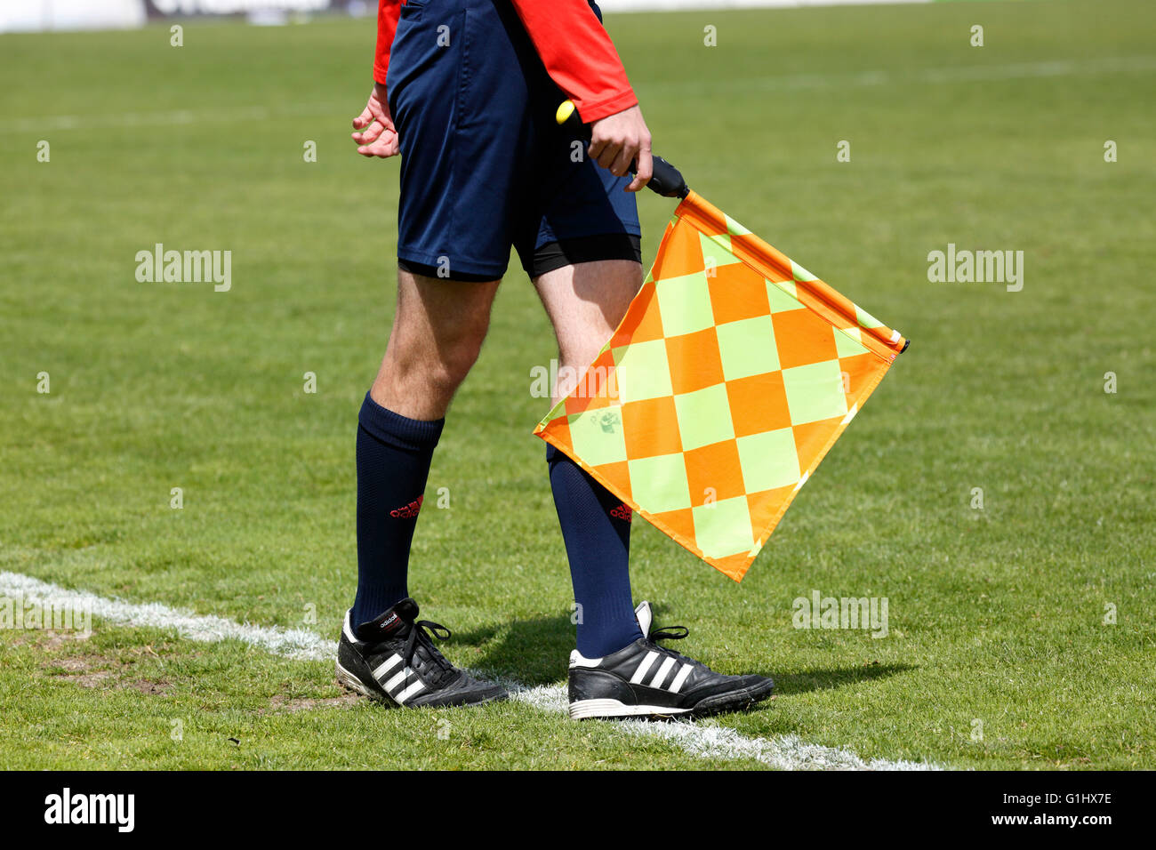 touchline assistant referee flags