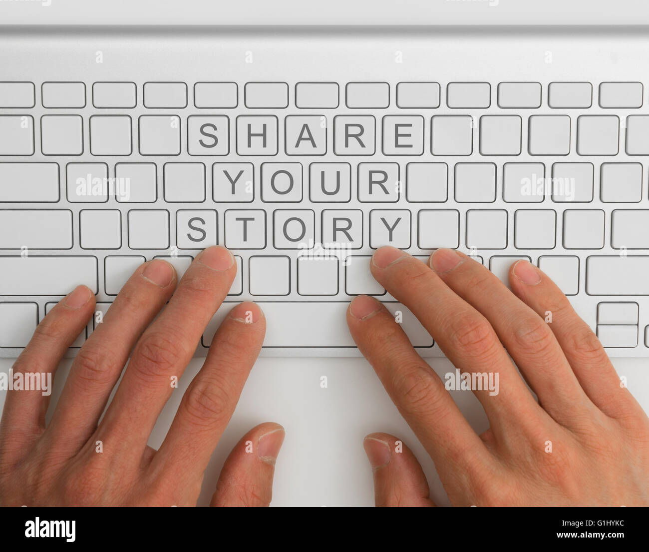Share your story concept Stock Photo
