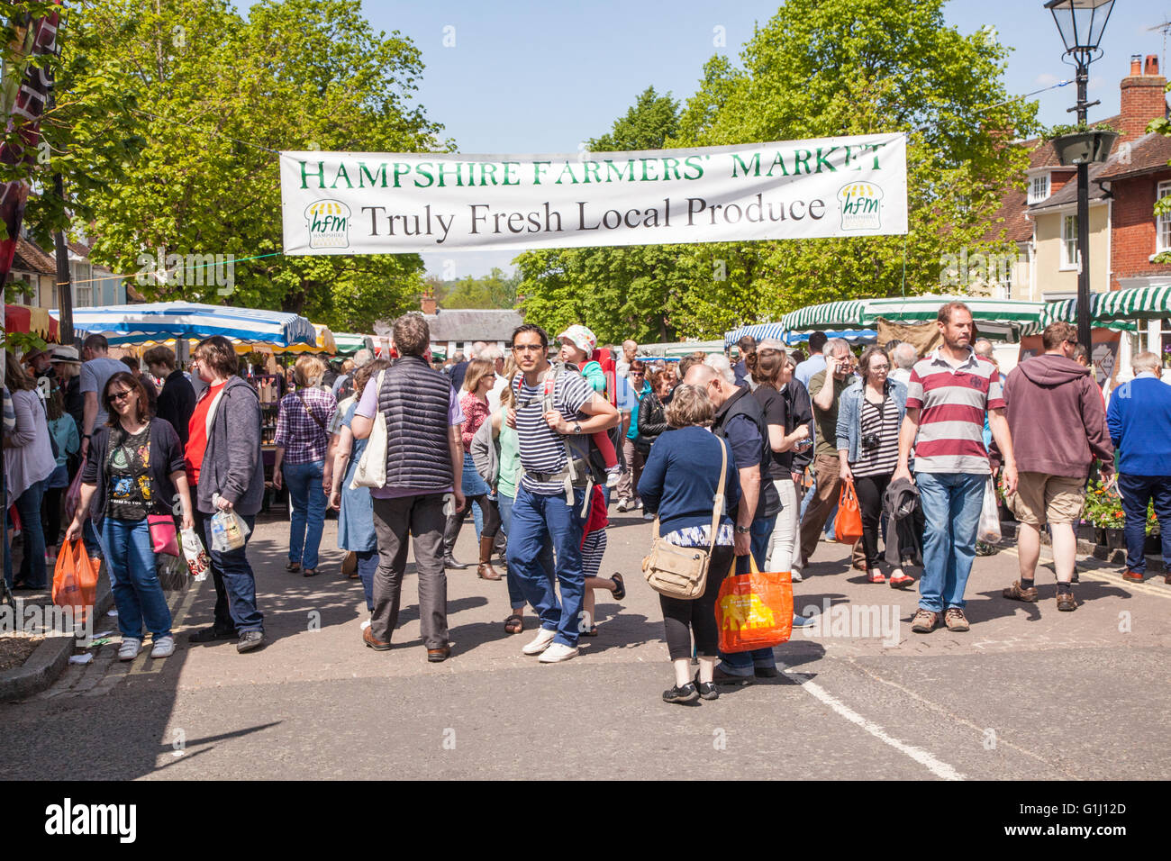 Alresford watercress festival 2016, New Alresford, Hampshire, England, United Kingdom Stock