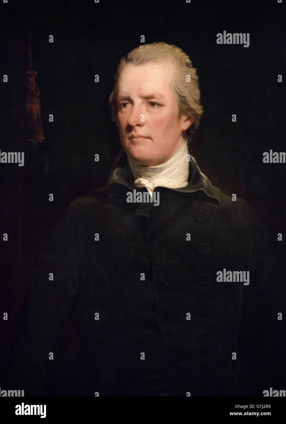 John Hoppner (1758-1810), William Pitt the Younger (1759–1806), England ca.1805. British Prime Minister 1783-1801 and in 1804/5. Stock Photo