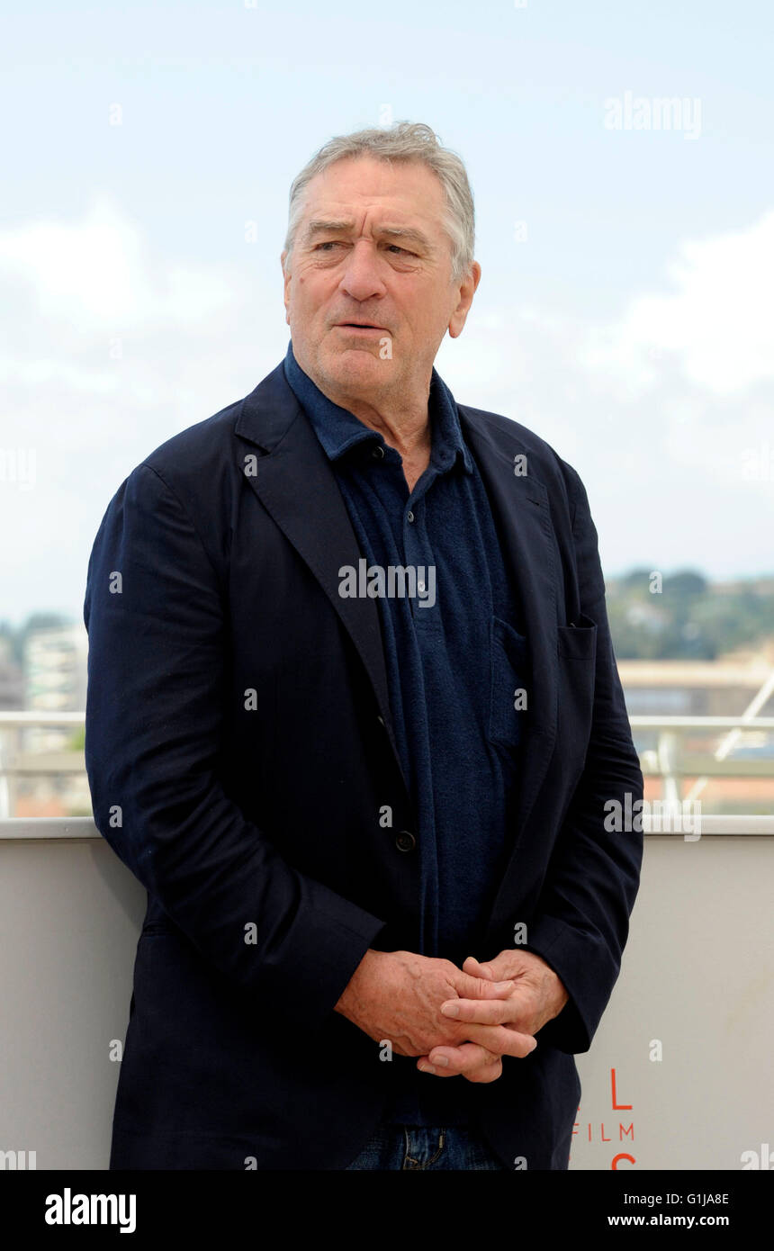 Cannes, France. 16th May, 2016. Robert De Niro Photocall for HANDS OF ...