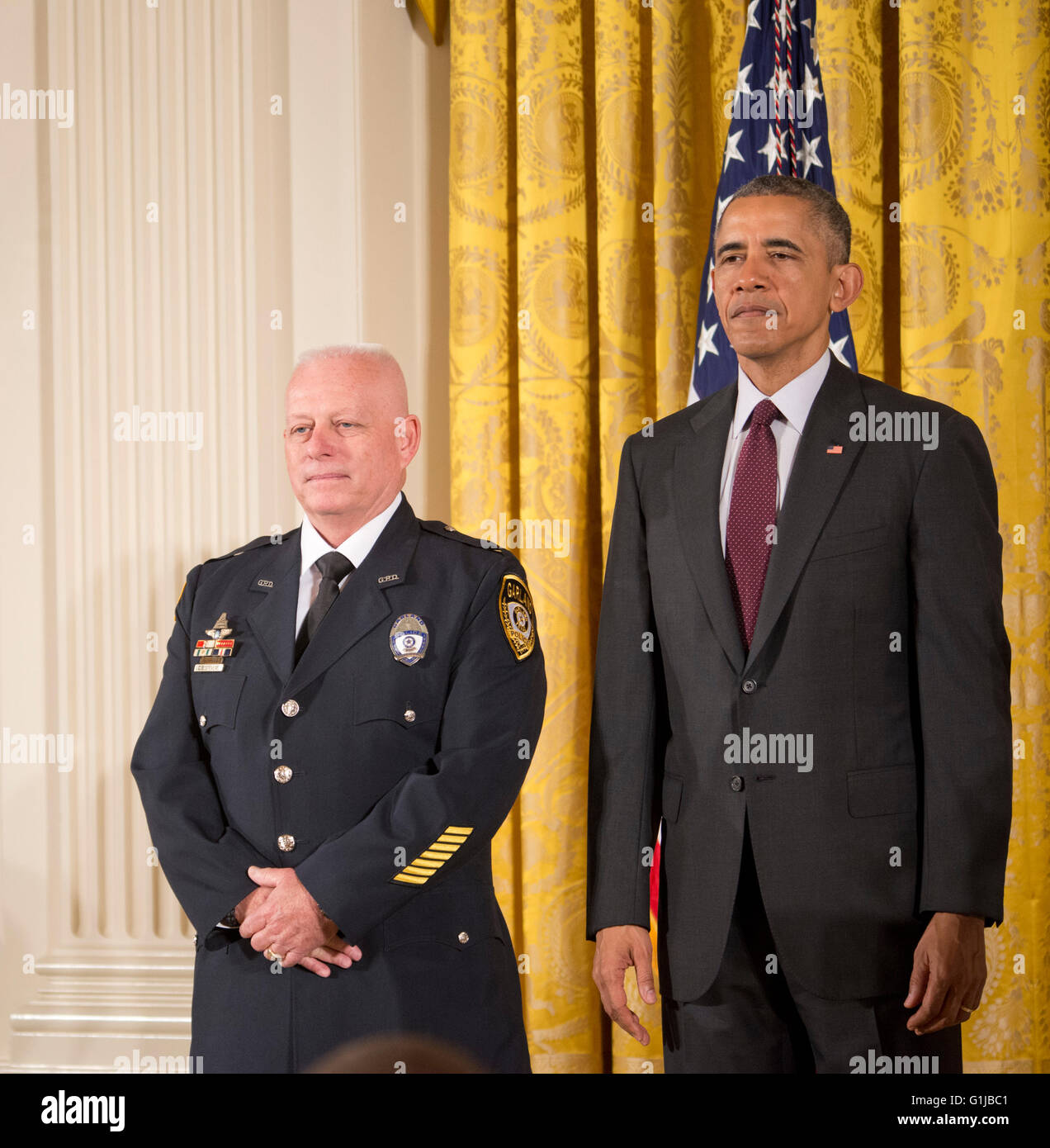 Washington, DC, USA. 16th May, 2016. The Medal of Valor is awarded by ...