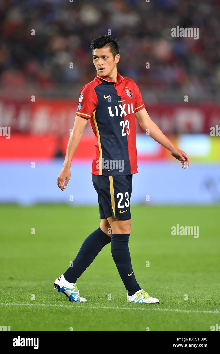 Ibaraki, Japan. 14th May, 2016. Naomichi Ueda (Antlers) Football