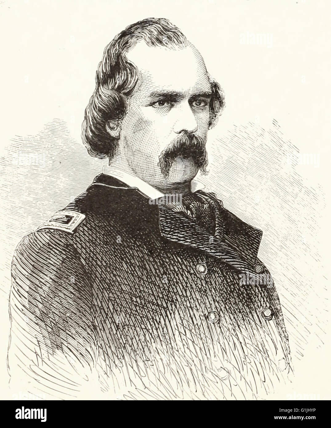 General J H Hobart Ward, Union Army, USA Civil War Stock Photo