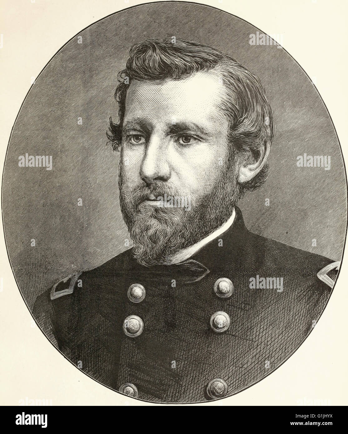 General Albert J Myer, Union Army, USA Civil War Stock Photo