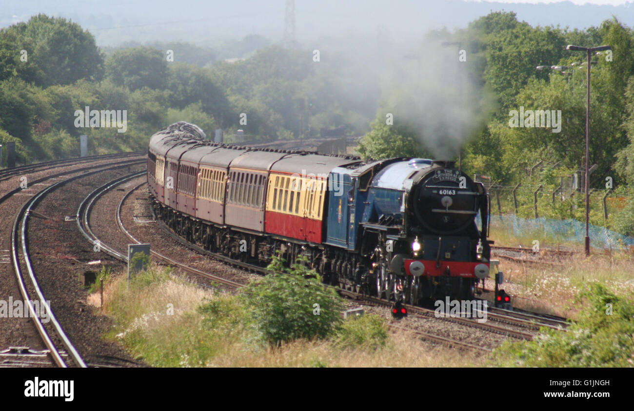 Tornado on the Cathedrals Express from Lewes to Salisbury Great Shot Stock Photo