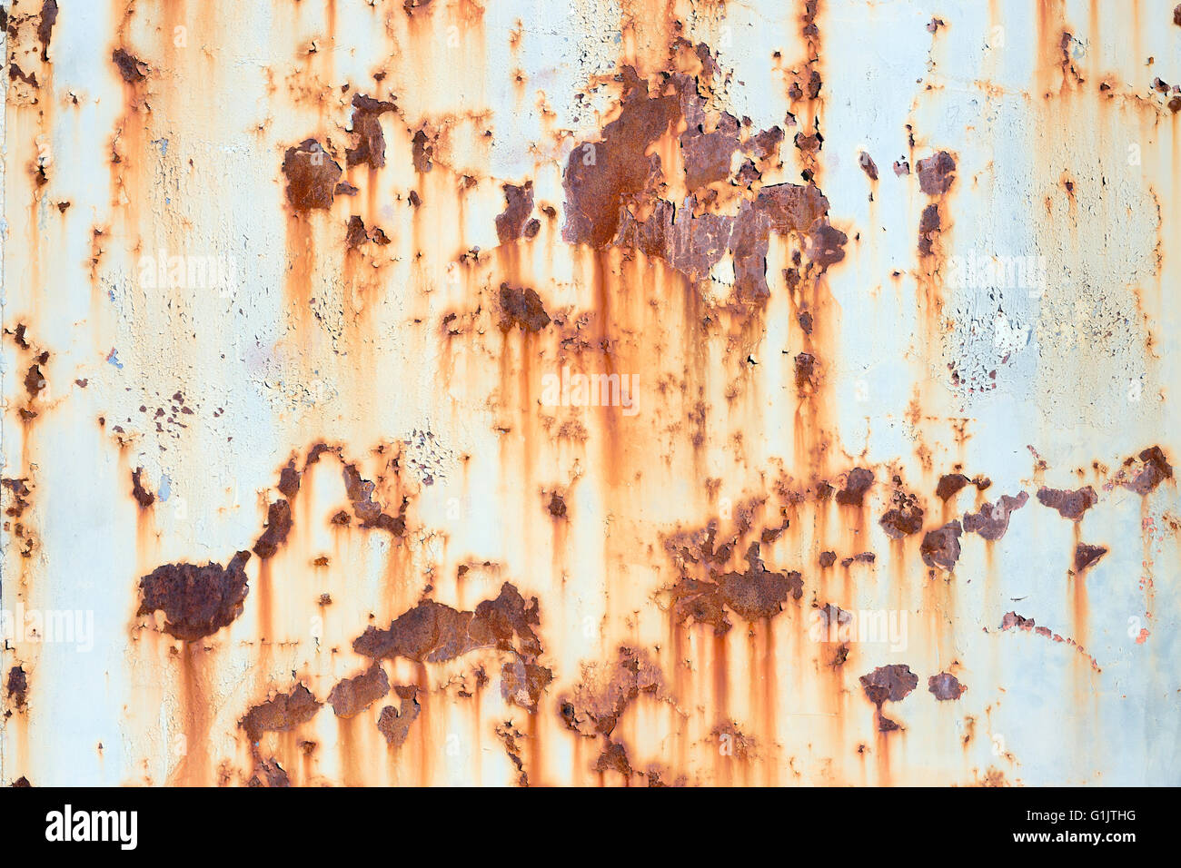 Old painted metal texture with traces of rust Stock Photo - Alamy